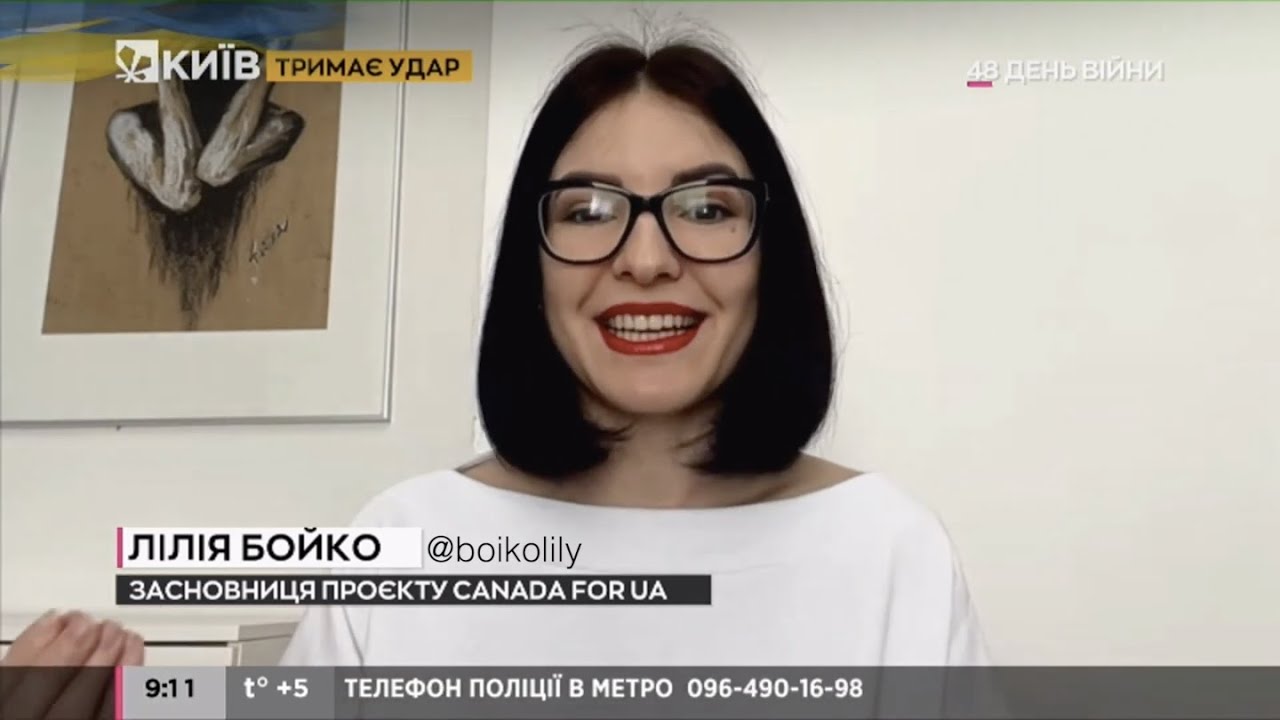 My interview about leaving Canada on the Kiev TV channel